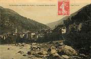 06 Alpe Maritime CPA FRANCE 06 "Saint Sauveur sur Tinée, vue générale, station estivale" / CARTE TOILÉE 