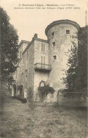 / CPA FRANCE 47 "Environs d'Agen, Monbran, le château"