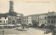 47 Lot Et Garonne / CPA FRANCE 47 "Villeneuve sur Lot, la place du marché"