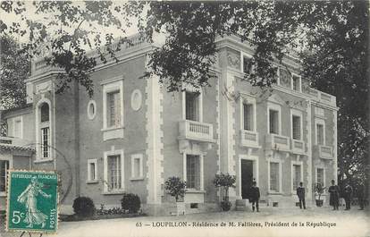 / CPA FRANCE 47 "Loupillon, résidence de M Fallières, Président de la République"