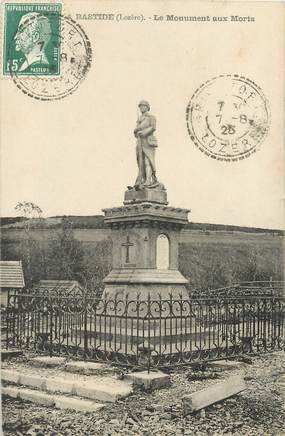 / CPA FRANCE 48 "La Bastide, le monument aux morts"