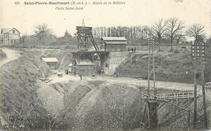 / CPA FRANCE 49 "Saint Pierre Montlimart, mines de la Bellière"