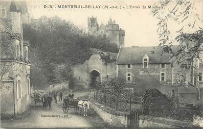 / CPA FRANCE 49 "Montreuil Bellay, l'entrée du moulin"