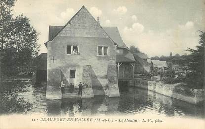 / CPA FRANCE 49 "Beaufort en Vallée, le moulin"