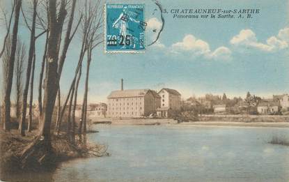 / CPA FRANCE 49 "Châteauneuf Sur Sarthe, panorama sur la Sarthe"