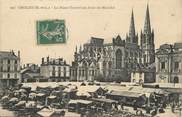 49 Maine Et Loire / CPA FRANCE 49 "Cholet, la place Travot un jour de marché"