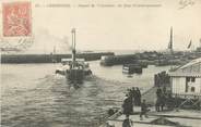 50 Manche / CPA FRANCE 50 "Cherbourg, départ de l'Ariadne, du quai d'embarquement"