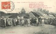 50 Manche / CPA FRANCE 50 "Lessay, la veille de la foire Sainte Croix"