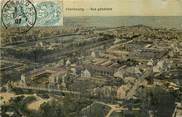 50 Manche CPA FRANCE 50 "Cherbourg, vue générale" / CARTE TOILÉE 
