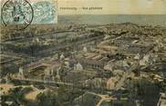 50 Manche CPA FRANCE 50 "Cherbourg, vue générale" / CARTE TOILÉE 