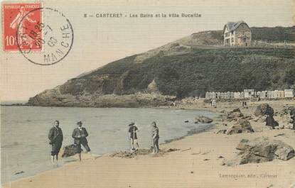 CPA FRANCE 50 "Carteret" / CARTE TOILÉE 