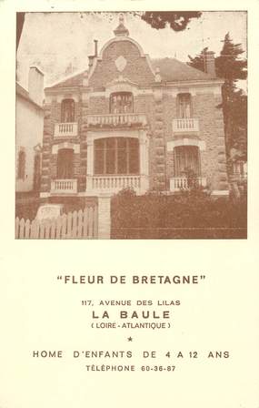 / CPA FRANCE 44 "La Baule, Fleur de Bretagne"