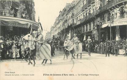 / CPA FRANCE 45 "Orléans, fête de Jeanne d'Arc, le cortège historique"