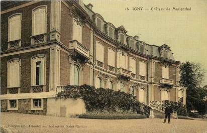 CPA FRANCE 91 "Igny, Chateau de Marienthal" / CARTE TOILÉE 