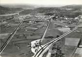 26 DrÔme / CPSM FRANCE 26 "Donzère, vue aérienne, la déviation, la ville et le rhône"