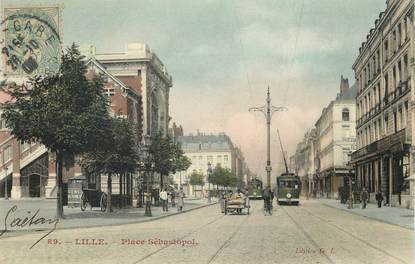 CPA FRANCE 59 "Lille, place Sébastopol"