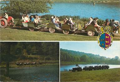 / CPSM FRANCE 27 "Abbaye de Mortemer en forêt de Lyons, promenade autour de l'étang"
