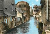 27 Eure / CPSM FRANCE 27 "Pont Audemer, vieilles maisons sur la rivière"