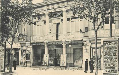 / CPA FRANCE 83 "Toulon, bld de Strasbourg, casino"