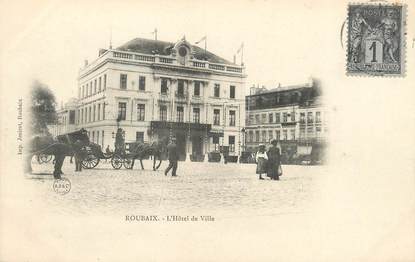 / CPA FRANCE 59 "Roubaix, l'hôtel de ville "