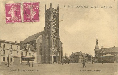 / CPA FRANCE 59 "Aniche Nord, l'église"