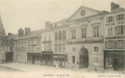 / CPA FRANCE 60 "Breteuil, hôtel de ville"