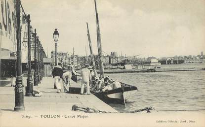 / CPA FRANCE 83 "Toulon, canot Major"