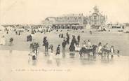 62 Pa De Calai / CPA FRANCE 62 "Calais, vue sur la plage vers le casino"