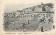 62 Pa De Calai / CPA FRANCE 62 "Boulogne sur Mer, la plage à l'heure des bains "