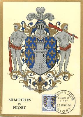 / CPSM FRANCE 79 "Armoiries de Niort"