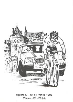 / CPSM FRANCE 56 "Vannes, départ du tour de France 1985"