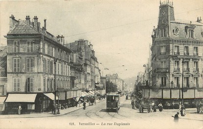 / CPA FRANCE 78 "Versailles, la rue Duplessis "