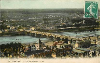 CPA FRANCE 45 "Orléans, vue sur la loire"