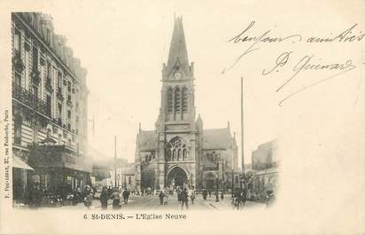 / CPA FRANCE 93  "Saint Denis, l'église neuve"