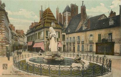 CPA FRANCE 21 "Dijon, monument Piron, Au vieux Chêne"