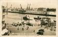 / CPSM FRANCE 50 "Cherbourg, vue sur l'avant port, la gare maritime"