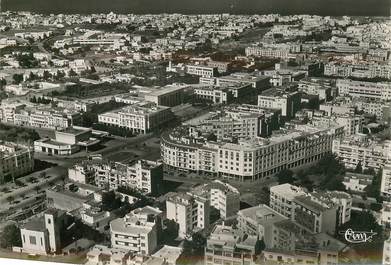 CPSM MAROC  "Rabat, la gare et le palais de justice"