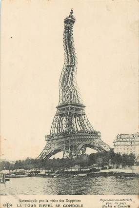 CPA SURREALISME "La tour Eiffel"