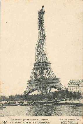 CPA SURREALISME "La tour Eiffel"