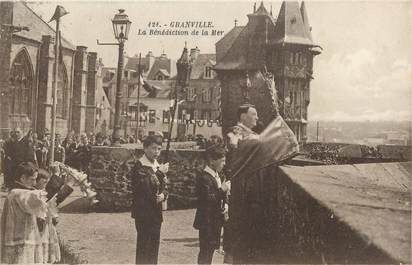 / CPA FRANCE 50 "Granville, la bénédiction de la mer"