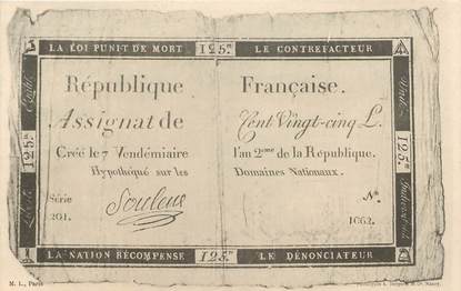 CPA REPRESENTATION  ASSIGNAT / MONNAIE