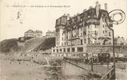 50 Manche / CPA FRANCE 50 "Granville, les falaises et le Normandy hôtel"