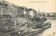 50 Manche / CPA FRANCE 50 "Granville, torpilleurs au bassin"