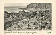 50 Manche / CPSM FRANCE 50 "Granville, petite plage sous le jardin public"