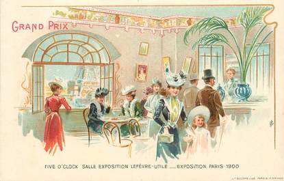 CPA  / PUBLICITE LEFEVRE UTILE / EXPOSITION PARIS 1900