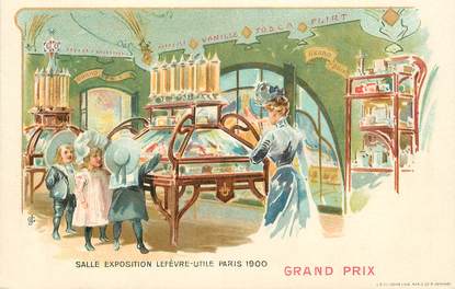 CPA  / PUBLICITE LEFEVRE UTILE  /  EXPOSITION PARIS 1900