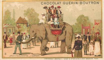 CPA  / CHROMO PUBLICITAIRE CHOCOLAT GUERIN BOUTRON / ELEPHANT