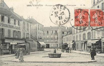 / CPA FRANCE 94 "Vanves, plage du val et la fontaine"