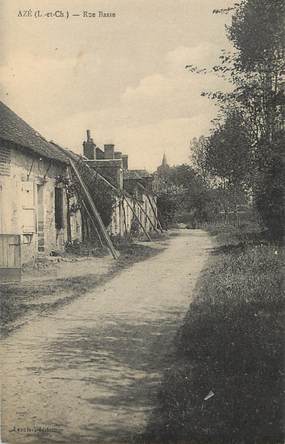 / CPA FRANCE 41 "Azé, rue basse"