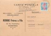 28 Eure Et Loir / CPSM FRANCE 28 "Chartres, Robbe Frères et fils" / SELLERIE / CARTE PUBLICITAIRE